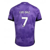 Liverpool Luis Diaz #7 Tredje Tröja 2023-24 Korta ärmar